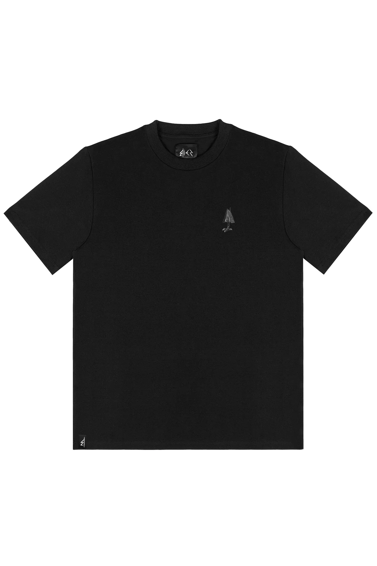 BABA YAGA HUT BLACK OVERSIZED T-SHIRT