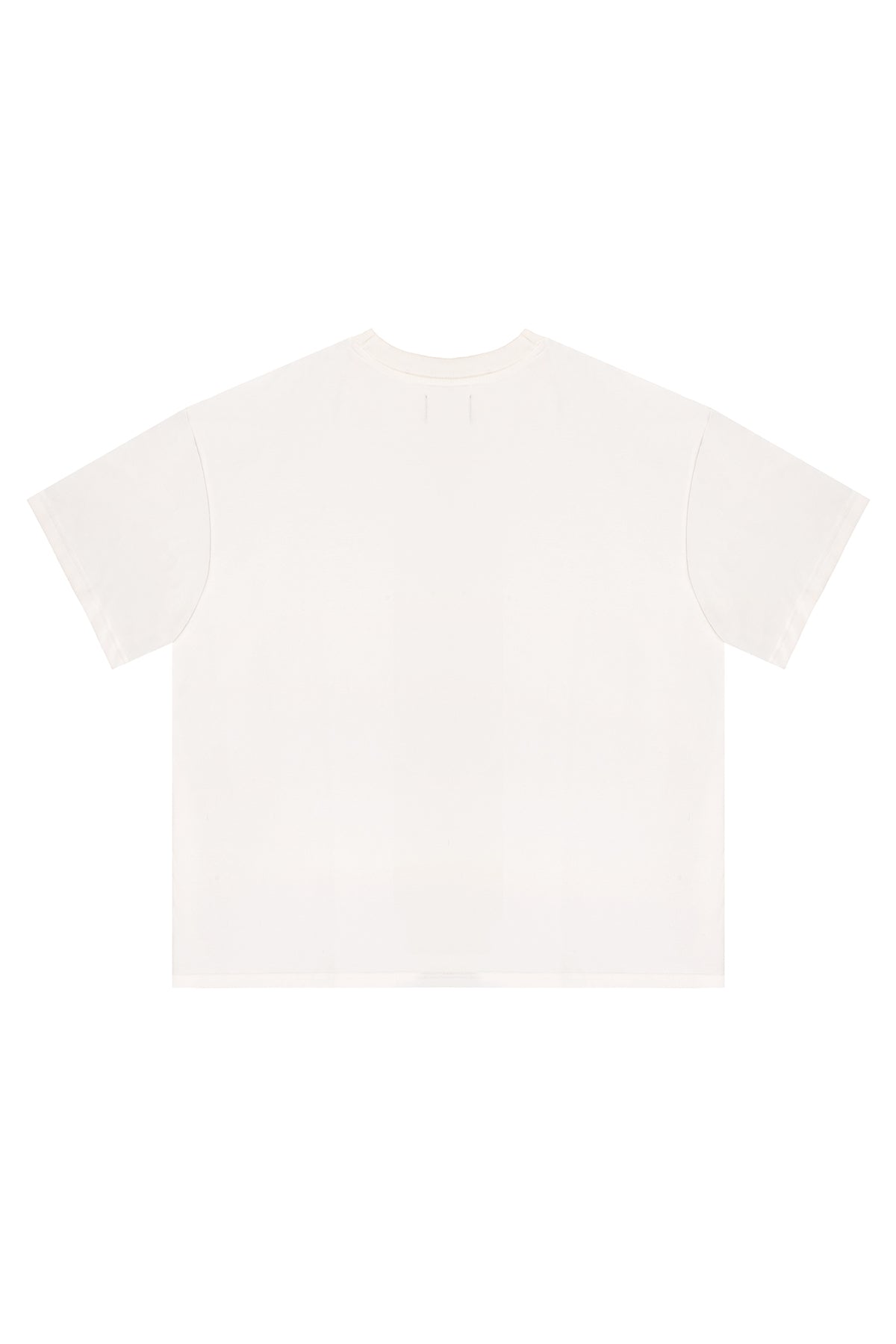 Bies Clothing, koszulka boxy w naturalnym kolorze, małe detale na piersi, gotycki streetwear, materiał premium, unikalny design, wygodna koszulka unisex, polska produkcja